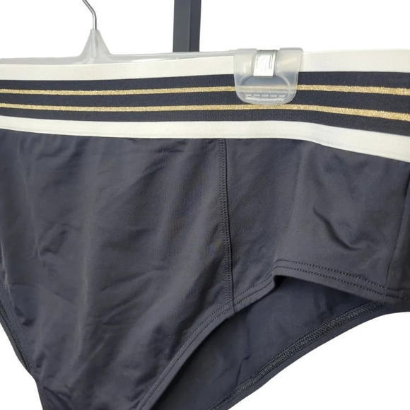 Addition  Elle Gold/Black Bikini Bottoms - Picture 7 of 7